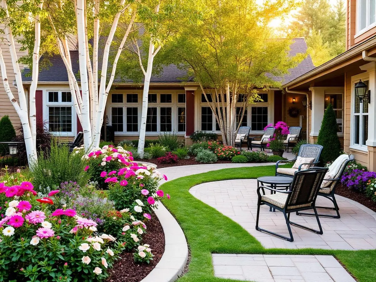 The garden and outdoor spaces
